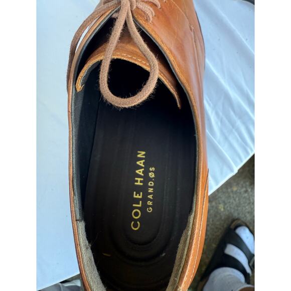 Cole Haan Men’s GrandØS Brown Leather Dress Shoes Size 13M – Oxford Derby Casual main image 7